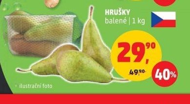 Hrušky balené 1 kg