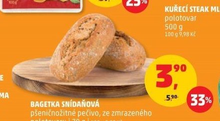 Bagetka snídaňová