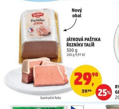 Játrová paštika Řezníků talíř