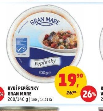 Rybí pepřenky Gran Mare