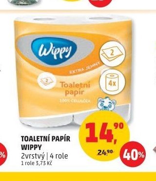 TOALETNÍ PAPÍR WIPPY
