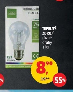 TEPELNÝ ZDROJ různé druhy 1 ks