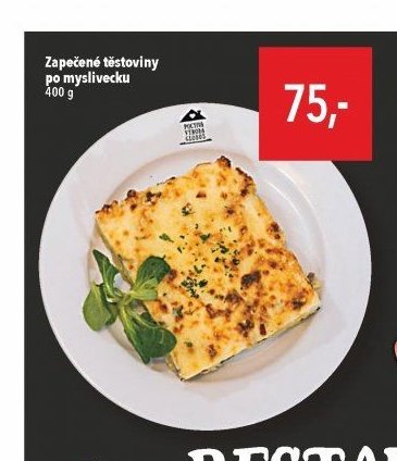 Zapečené těstoviny po myslivecku 400 g