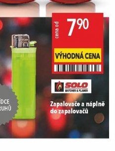 Zapalovače a náplně do zapalovačů