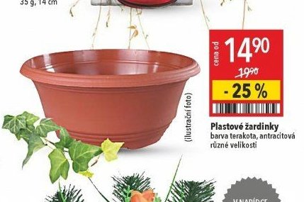 Plastové žardinky