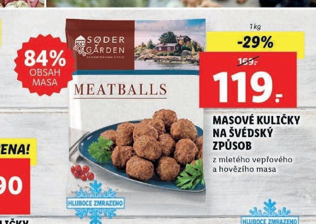 Masové kuličky na švédský způsob