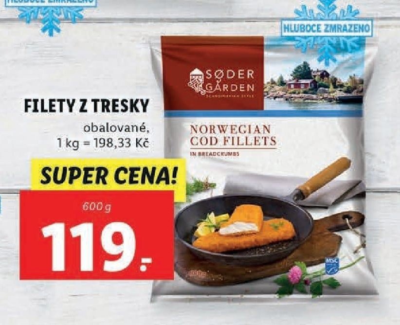 Filety z tresky