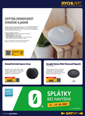 akční leták Datart 11.10.2021-17.10.2021