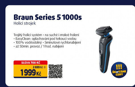 Holicí strojek Braun Series 5 1000s
