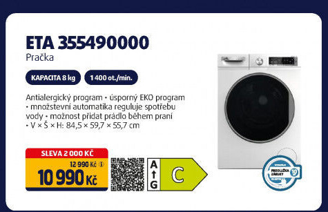 Pračka ETA 355490000