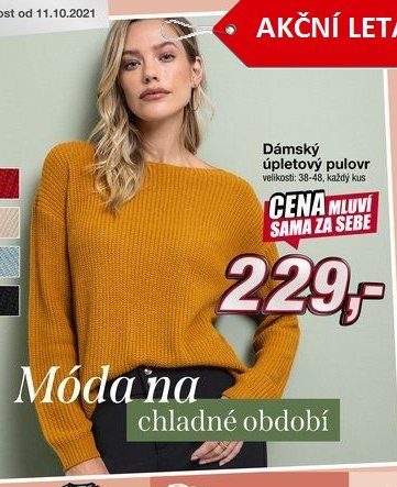 Dámský úpletový pulovr
