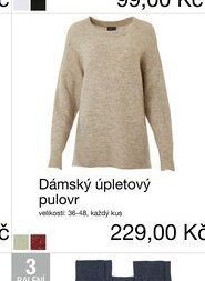 Dámský úpletový pulovr
