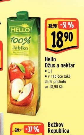 Hello Džus a nektar