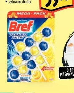 Bref WC blok Power Aktiv 3x 50 g