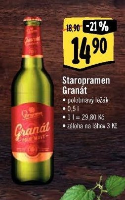 Staropramen Granát