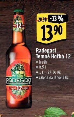 Radegast Temně Hořká 12