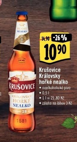 Krušovice Královsky hořké nealko