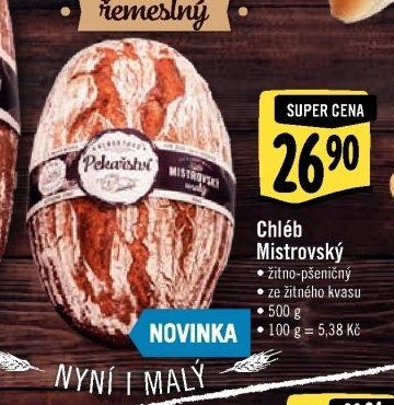 Chléb Mistrovský 500 g