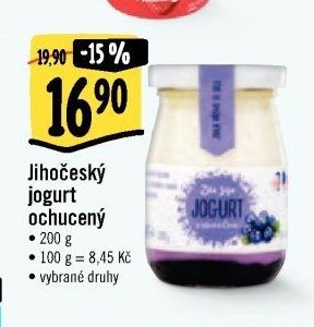 Jihočeský jogurt ochucený