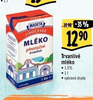 Jihočeské trvanlivé mléko