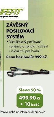 Závěsný posilovací systém