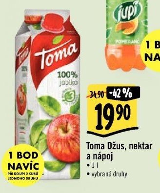 Toma Džus, nektar a nápoj