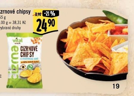 Cizrnové chipsy
