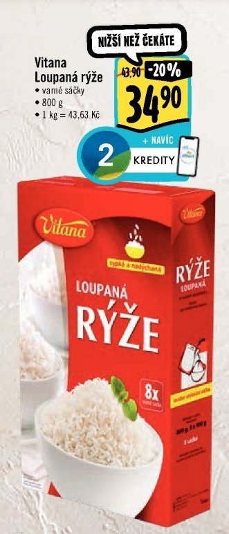 Vitana Loupaná rýže