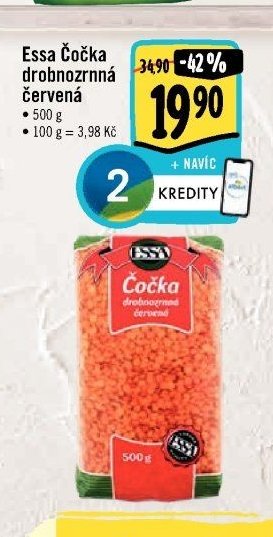 Essa Čočka drobnozrnná červená