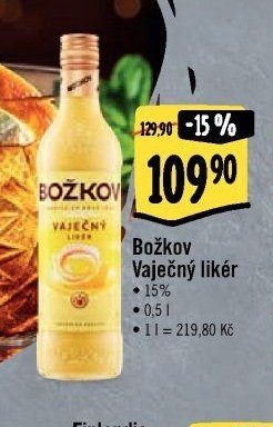 Božkov Vaječný likér