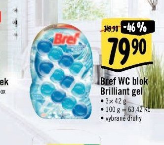 Bref WC blok Brilliant gel