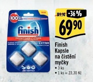 Finish Kapsle na čištění myčky