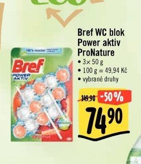 Bref WC blok Power aktiv ProNature
