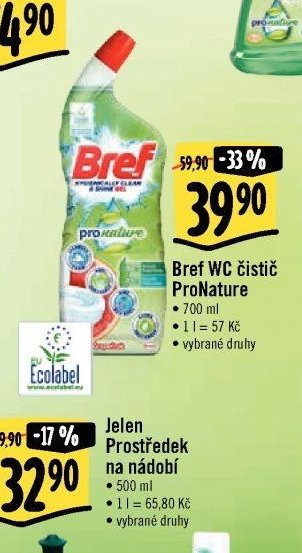 Bref WC čistič ProNature