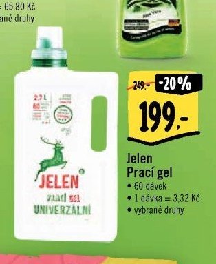 Jelen Prací gel