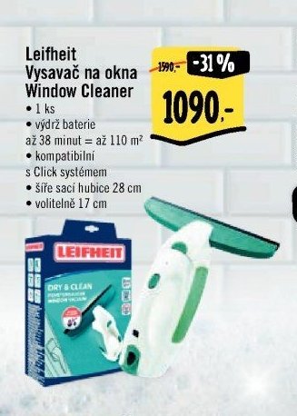 Leifheit Vysavač na okna Window Cleaner