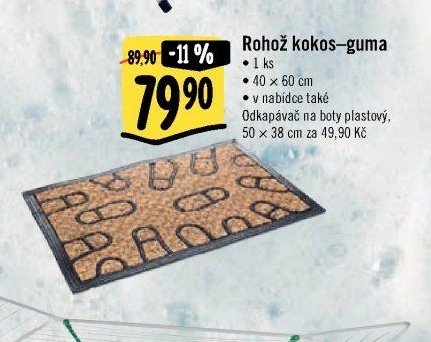 Rohož kokos-guma