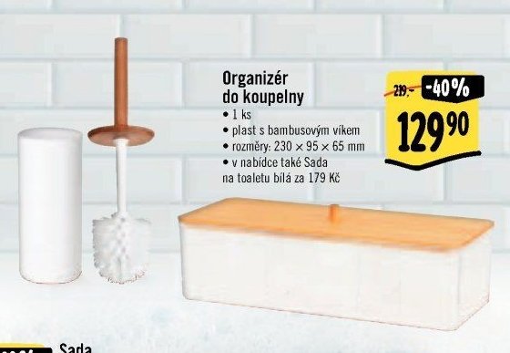 Organizér do koupelny
