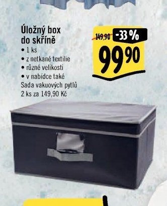 Úložný box do skříně