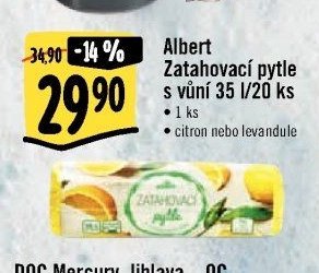 Albert Zatahovací pytle s vůní 35 l/20 ks
