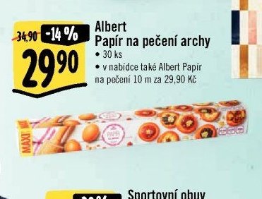 Albert Papír na pečení archy