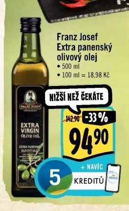 Franz Josef Extra panenský olivový olej