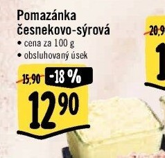 Česneková pomazánka se sýrem