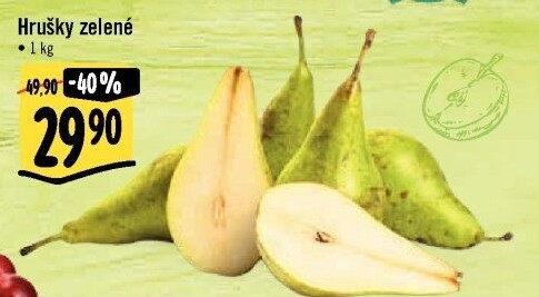 Hrušky zelené
