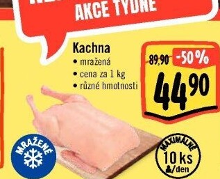 Kachna mražená
