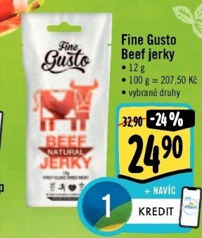 Maso sušené Jerky Fine Gusto