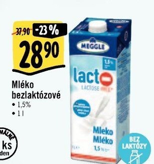 Mléko bez laktózy Meggle