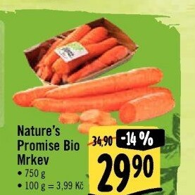 Mrkev bio Nature'
