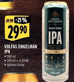 Pivo IPA Volfas Engelman