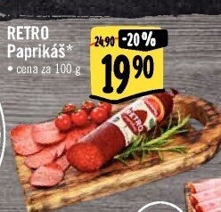 Salám Paprikáš Albert Retro